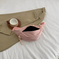 Sac banane bandoulière en nylon à sangle large