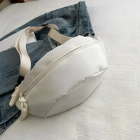 Sac banane bandoulière en nylon à sangle large