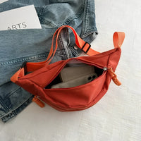 Sac banane bandoulière en nylon à sangle large