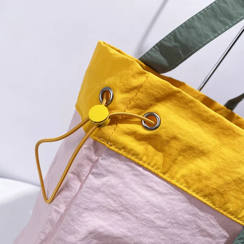 Sac cabas pliable en nylon imperméable