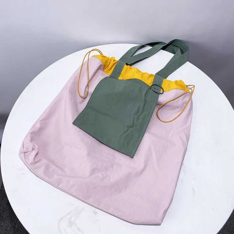 Sac cabas pliable en nylon imperméable