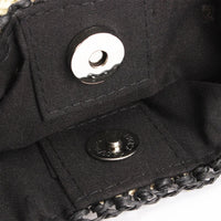 Sac cabas en paille à fermeture magnétique