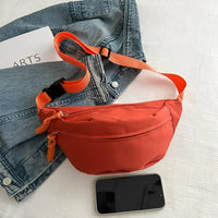Sac banane bandoulière en nylon à sangle large