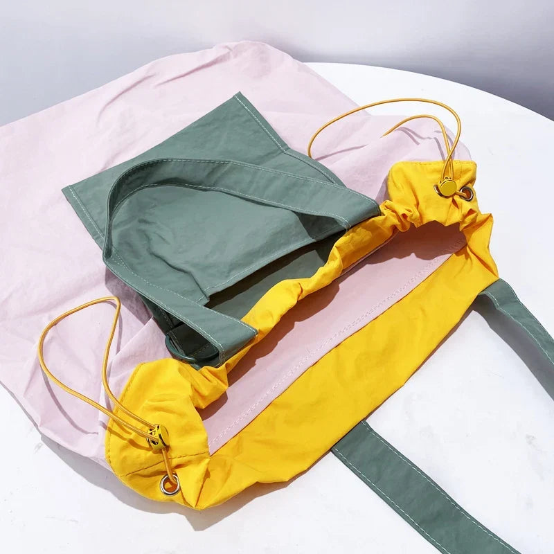 Sac cabas pliable en nylon imperméable
