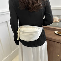 Sac banane bandoulière en nylon à sangle large