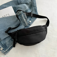 Sac banane bandoulière en nylon à sangle large