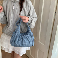 Sac bandoulière à carreaux en nylon