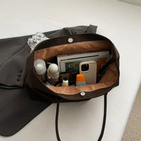 Sac cabas épaule en suédine 16 pouces