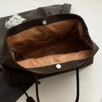 Sac cabas épaule en suédine 16 pouces