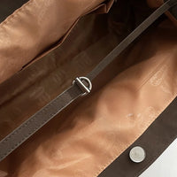 Sac cabas épaule en suédine 16 pouces