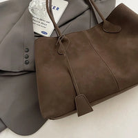 Sac cabas épaule en suédine 16 pouces