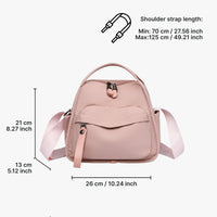 Sac bandoulière léger en nylon déperlant
