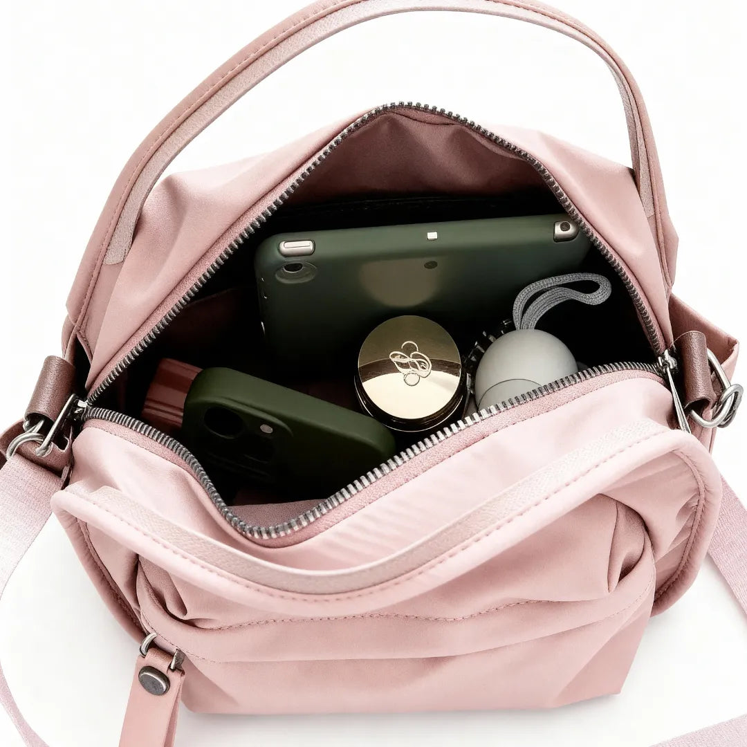 Sac bandoulière léger en nylon déperlant