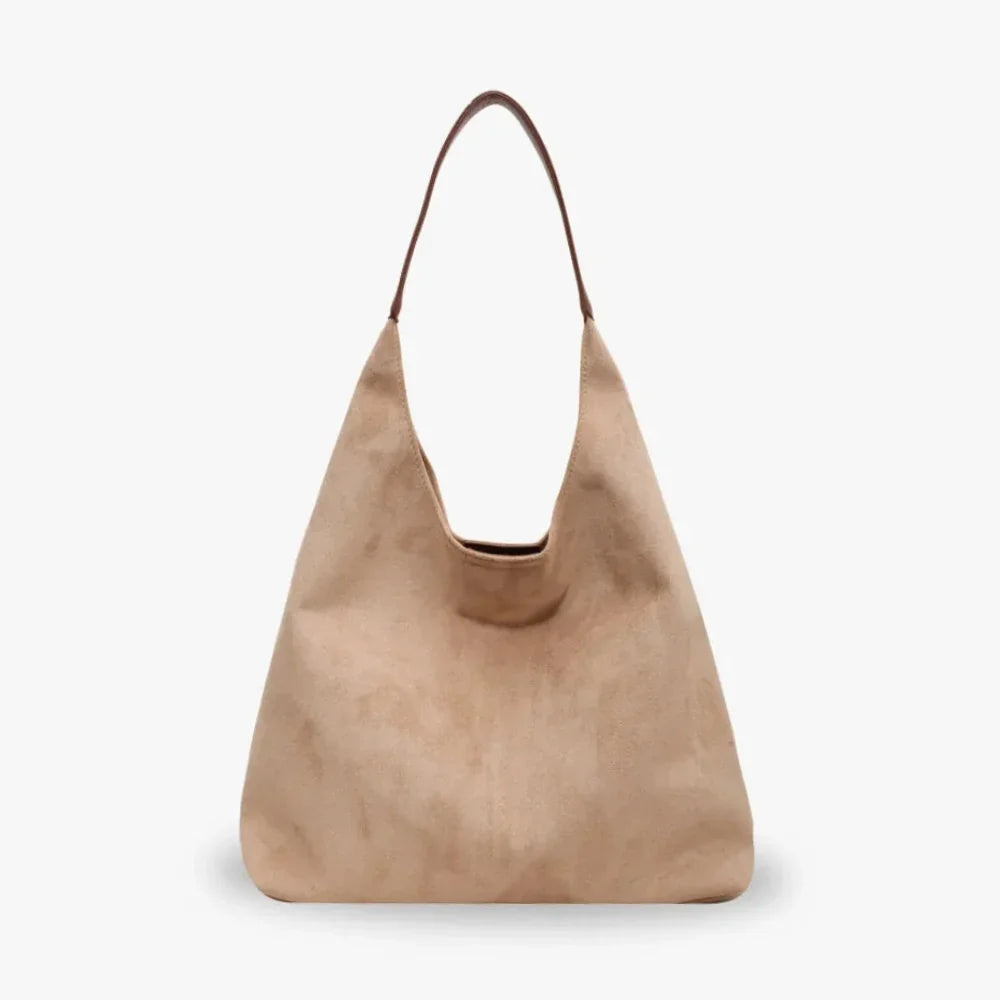 Sac hobo en suédine pour ordinateur 13 pouces