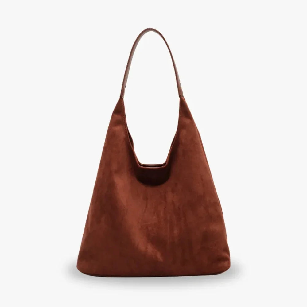 Sac hobo en suédine pour ordinateur 13 pouces