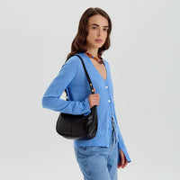 Sac bandoulière en simili cuir à sangle réglable