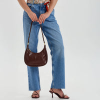 Sac bandoulière en simili cuir à sangle réglable