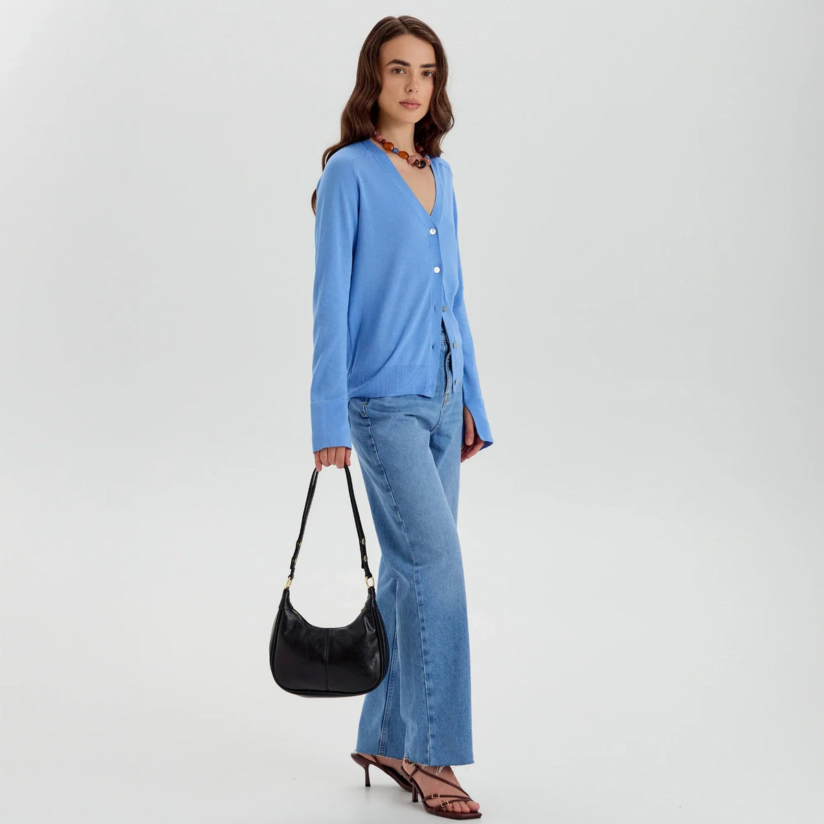 Sac bandoulière en simili cuir à sangle réglable