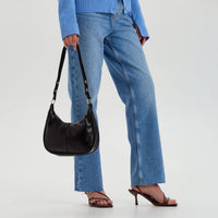 Sac bandoulière en simili cuir à sangle réglable