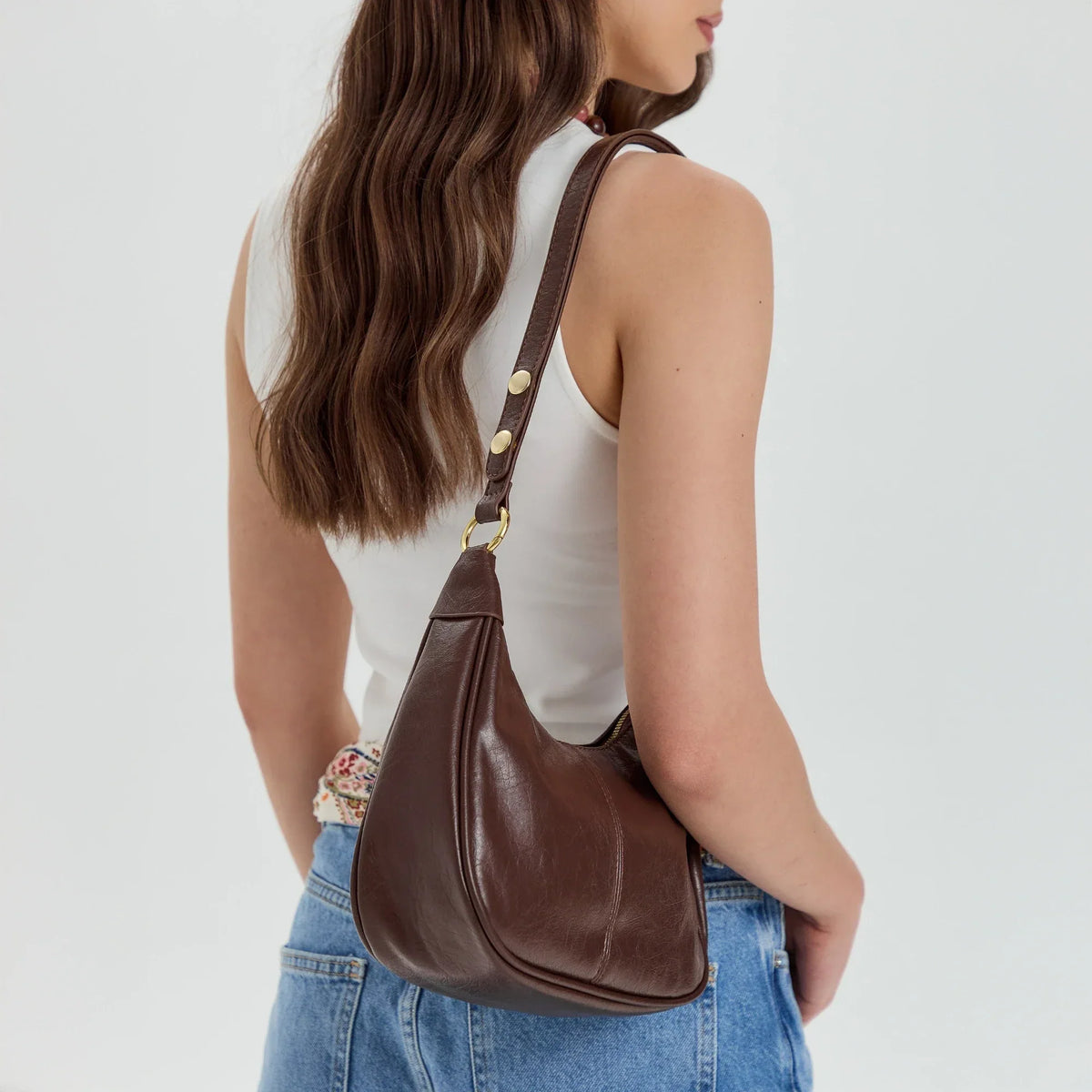 Sac bandoulière en simili cuir à sangle réglable