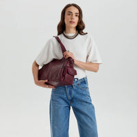 Grand sac bandoulière en simili cuir pour ordinateur