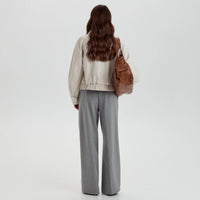 Grand sac bandoulière en simili cuir pour ordinateur
