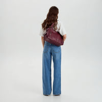 Grand sac bandoulière en simili cuir pour ordinateur