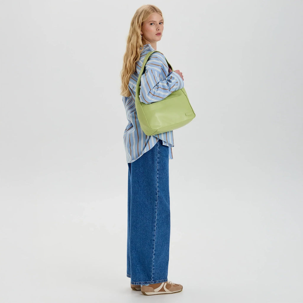 Sac hobo en simili cuir pour ordinateur