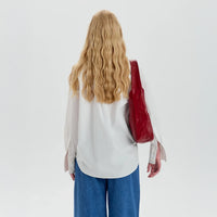 Sac hobo en simili cuir pour ordinateur
