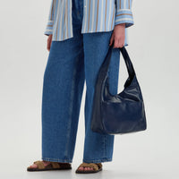 Sac hobo en simili cuir pour ordinateur