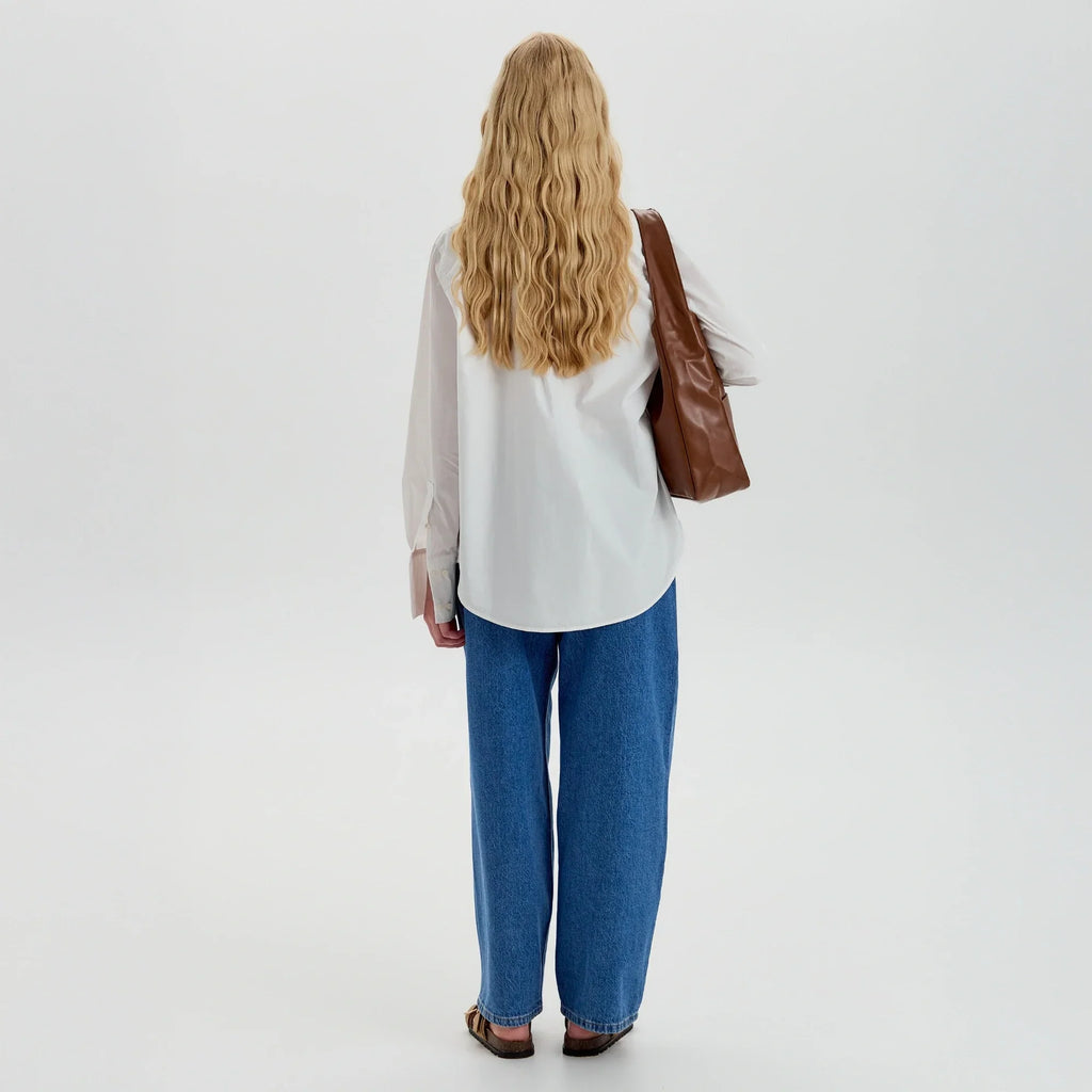 Sac hobo en simili cuir pour ordinateur