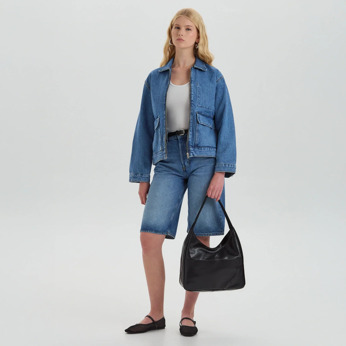 Sac hobo en simili cuir pour ordinateur