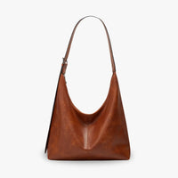 Sac hobo en simili cuir grainé pour ordinateur