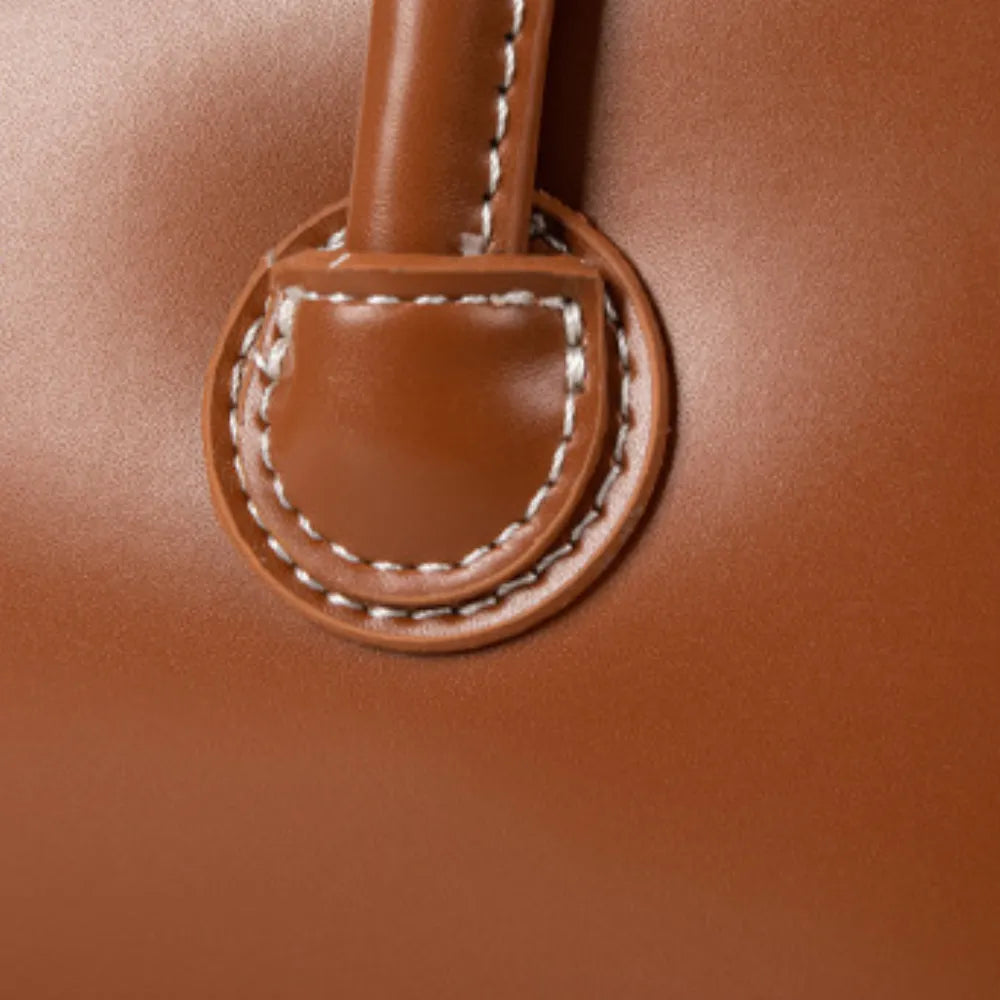 Sac bowling en simili cuir brillant