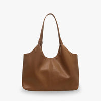 Sac hobo cabas minimaliste en simili cuir grainé