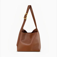 Sac à main épaule en simili cuir lisse avec pochette