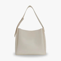 Sac hobo en simili cuir avec pochette assortie