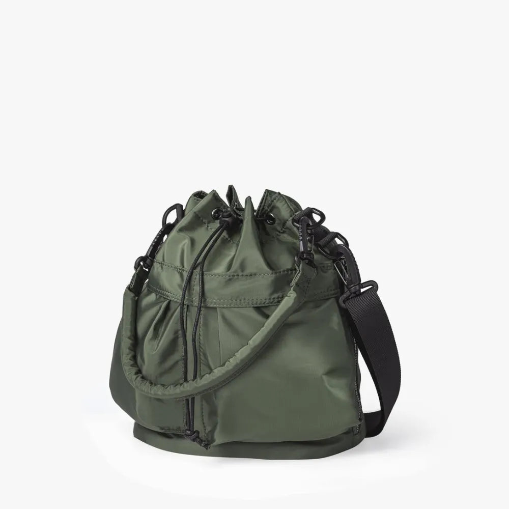 Sac seau bandoulière en nylon à cordon