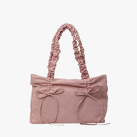 Sac cabas rectangulaire en nylon à anses nouées