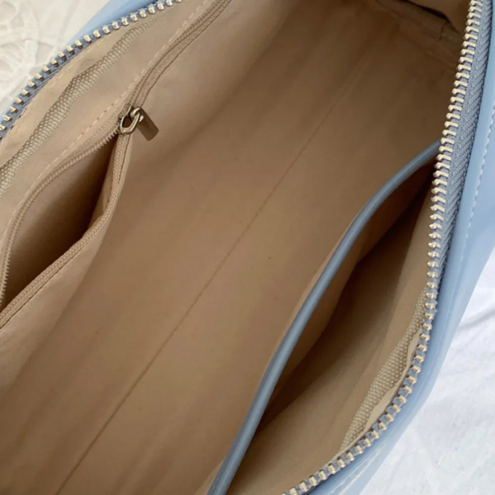Sac bowling en simili cuir brillant