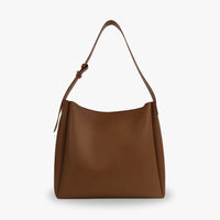 Sac hobo en simili cuir avec pochette assortie