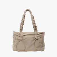 Sac cabas rectangulaire en nylon à anses nouées