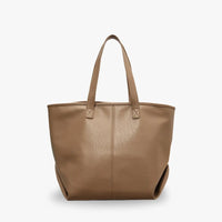 Sac cabas zippé en simili cuir