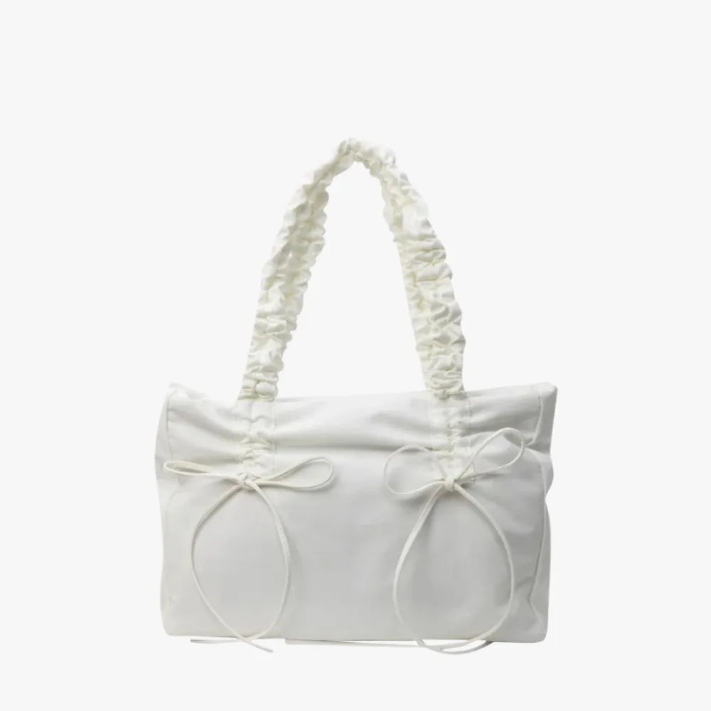 Sac cabas rectangulaire en nylon à anses nouées