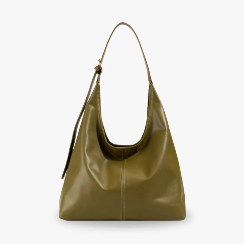 Sac hobo en simili cuir à fermeture magnétique