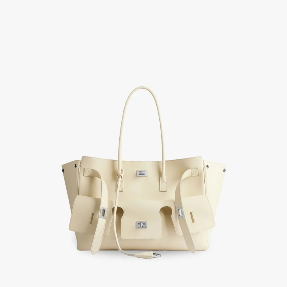 Sac cabas modulable en simili cuir pour ordinateur