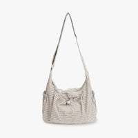 Sac bandoulière à carreaux en nylon