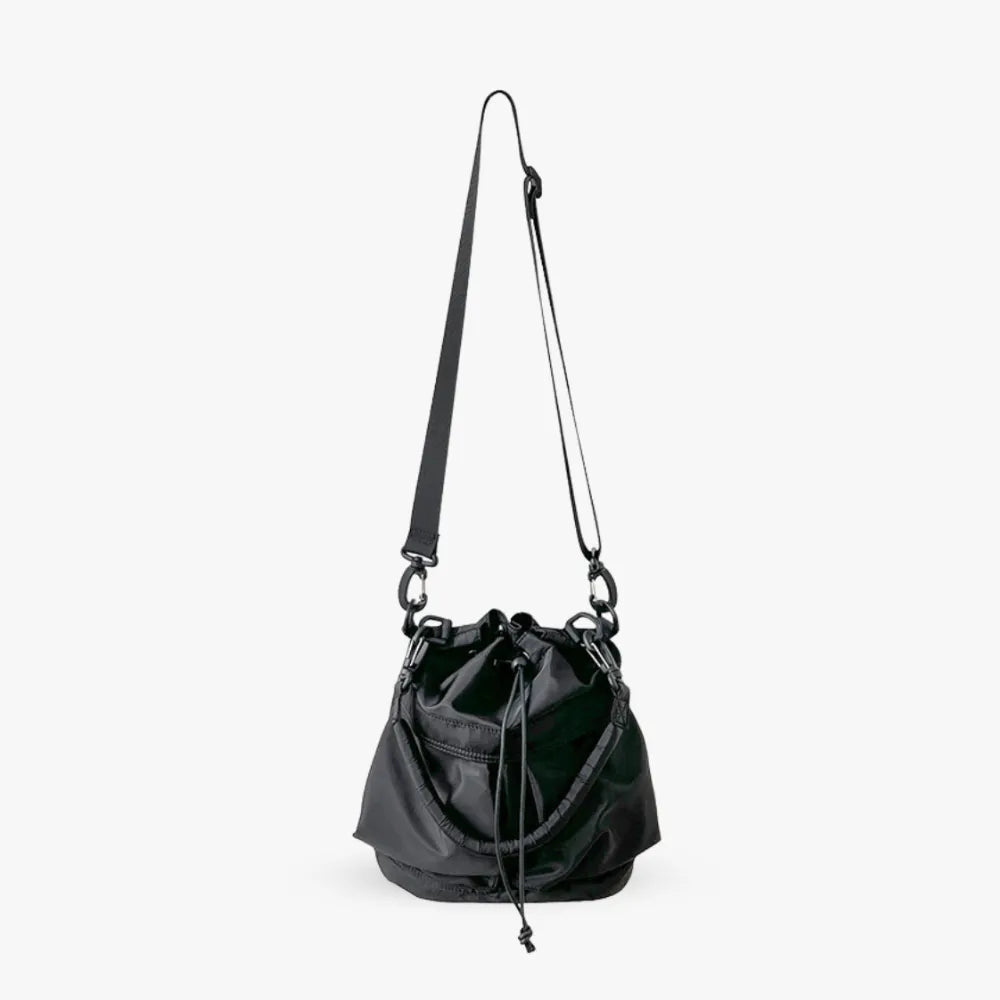 Sac seau bandoulière en nylon à cordon