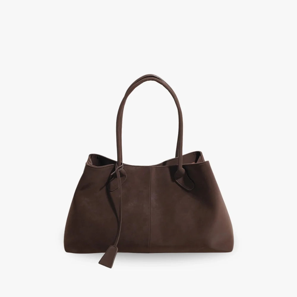 Sac cabas épaule en suédine 16 pouces