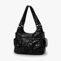 Sac à main en simili cuir à deux compartiments
